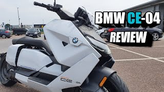 2022 BMW CE04 Electric Scooter Review [upl. by Kirsti585]