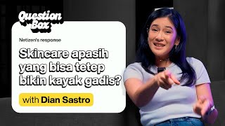 TETEP quotGADISquot DARI CINTA KE JENG YAH DIAN SASTRO SPILL RAHASIANYA  QuestionBox with Dian Sastro [upl. by Elyr]