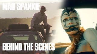 MAD MAX CHASE scene with SPANKIE VALENTINE  Behind the Scenes [upl. by Eeram731]