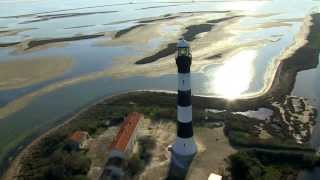 Vues du ciel  la Camargue et son delta à vol doiseau [upl. by Jaworski]