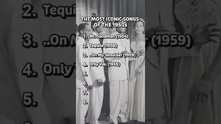 Most Iconic Songs of the 50s music 50s oldies [upl. by Leimaj608]