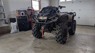 2023 Can Am outlander 850 xmr walk around [upl. by Yrdnal]