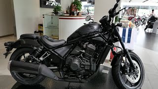 本田CM1100实车到店静态欣赏！CM300 CM500不香了！Honda Rebel 1100 [upl. by Kwang684]