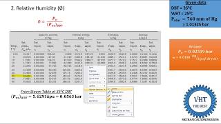 Numerical of Psychrometry Properties [upl. by Edna]