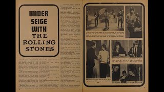 🌻Vintage 1965 Hit Parader Magazine Flip Through with Relaxing Music [upl. by Artenak]