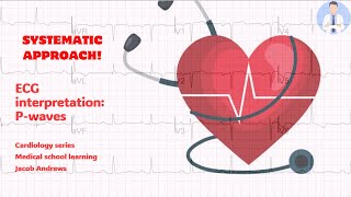 ECG INTERPRETATION  Pwaves [upl. by Ailefo]