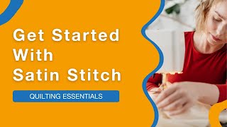 😎 How to satin stitch on a sewing machine [upl. by Chaunce]