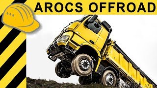 Schafft ein LKW 60 Steigung AROCS 8x8 Test im Mercedes Offroad Testgelände [upl. by Alimat303]