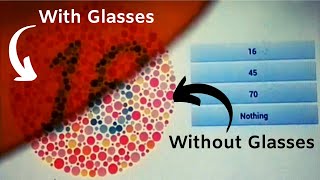 COLOR BLIND 😱 RED GREEN COLOR BLINDNESS GLASSES WITH ISHIHARA TEST [upl. by Corwin]