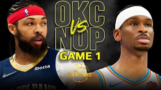 OKC Thunder vs New Orleans Pelicans Game 1 Full Highlights  2024 WCR1  FreeDawkins [upl. by Pyotr]