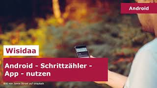 Android SchrittzählerApp nutzen [upl. by Cyprio452]