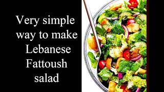 Fattoush Salad recipe [upl. by Alel340]