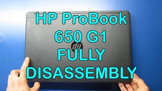 HP probook 650 G1 disassembly NO SOUND [upl. by Corso]