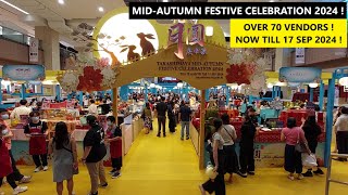 MidAutumn Festive Celebration Fair 2024 at Takashimaya   Over 70 Mooncake Vendors   Till 17 Sep [upl. by Stig]