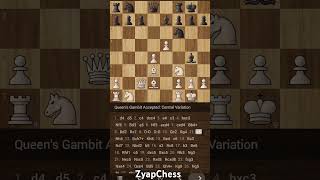 Queens Gambit Accepted Central Variation [upl. by Kapoor]