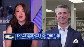 Exact Sciences shares pop on positive Cologuard trial results [upl. by Yffat]