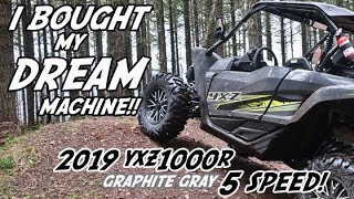 2019 Yamaha YXZ1000R Graphite Gray 5 Speed Manual  Yamaha Side by Side  Yamaha SXS  Yamaha UTV [upl. by Akenaj]