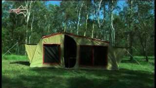 GIC Campers Camper Trailer Tent Setup [upl. by Whitcomb]