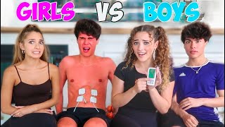 BOYS VS GIRLS PERIOD PAIN SIMULATOR [upl. by Gnil]