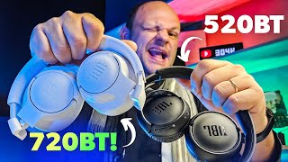 JBL Tune 720BT vs 520BT  Qual o melhor Headphone BluetoothJBL [upl. by Aedrahs761]