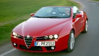 Alfa Romeo Spider action Video Die bekannte CabrioBaureihe [upl. by Alpers]