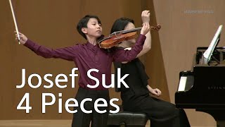 Josef Suk 4 Pieces for Violin and Piano Op17excerpts [upl. by Martinsen]