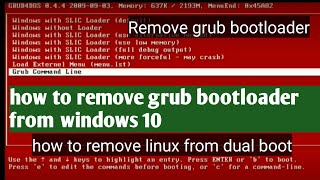 how to fix grub error after deleting linux partition [upl. by Fair]