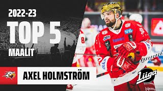 Axel Holmströmin TOP 5 maalit kaudella 202223 [upl. by Groark]