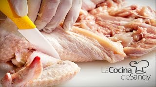 Como deshuesar pollo para matambre en recetas de cocina faciles [upl. by Ataga]