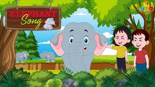 The Elephant Song For Kids I Kids Songs And Nursery Rhymes For Kids By Kids Carnival [upl. by Mabel769]