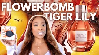 NEW VIKTOR amp ROLF FLOWERBOMB TIGER LILY Perfume Review  xoxo Kerleen [upl. by Linnie]