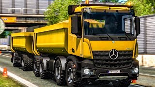 ETS 2 Quer durch die Region HEILBRONN  mit dem MERCEDESBENZ Arocs  EURO TRUCK SIMULATOR 2 [upl. by Naeroled]