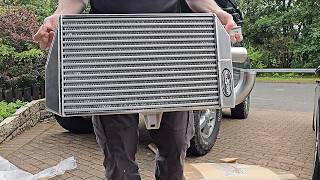 Huge Intercooler for the Land Cruiser 1HDFTE [upl. by Eneli]