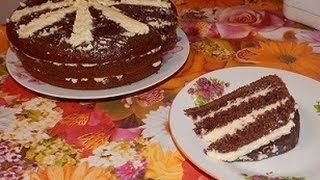 Торт quotЧерный принцquot в мультиварке Очень вкусный и легкий в приготовлении 👍 [upl. by Ayel]