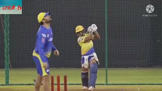 csk practice 2022 Rajvardhan hangargekar batting in csk practice season ll crick tv [upl. by Nosned]