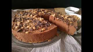 Cheesecake al cioccolato  chocolate cheesecake [upl. by Jerz]