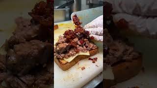 Brisket Bacon Jam Sandwich from Humo BBQ in Las Vegas [upl. by Nilek794]