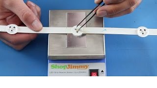 How to Replace Single LEDs for an LED TV  ShopJimmy LED Strip Rework Station Tutorial [upl. by Ehudd]