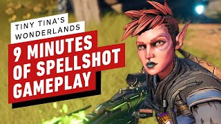 Tiny Tinas Wonderlands  9 Minutes of Spellshot Gameplay [upl. by Fernandez460]