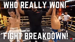 Who Really Won Tayler Holder vs AnEsonGib Boxing Breakdown What Really Happened [upl. by Idroj]