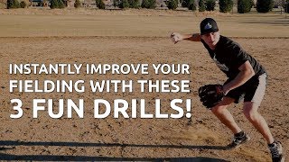 3 SIMPLE Baseball Fielding Drills For Youth Players [upl. by Meill]