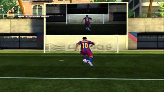 Fifa 11 Messi Top 20 Goals Training Arena [upl. by Anoik736]