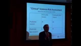 John Monahan presents Sentencing Risk Assessment amp ReOffending Stanford March 2013 [upl. by Ahsenrad485]