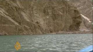 Pakistan landslide engulfs villages [upl. by Ahsinel]