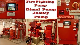 Fire Fighting Pump Panel  Diesel Pump Jockey Pump  Fire Fighting Pump Working Principle amp Purpose [upl. by Richella]