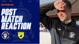 POST MATCH REACTION WITH ASHTON BLOGG  🆚 NEWMARKET TOWN H 2ND QUALIFYING ROUND FA CUP  140924 [upl. by Willcox]