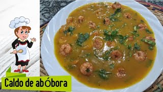 Caldo de abóbora com camarão 😋 [upl. by Alaik]