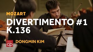 NYCP Mozart  Divertimento in D major K 136 [upl. by Atnoek]