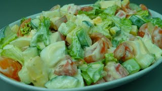 The best Salad Ive ever made Easy Quick and delicious [upl. by Nollek764]