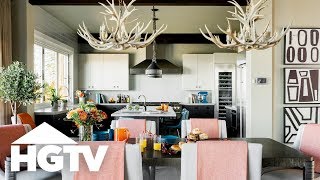 LodgeStyle Living  HGTV Dream Home 2019  HGTV [upl. by Alliber]